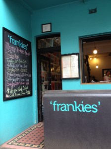 Frankies breakfast joint in Newcastle. 