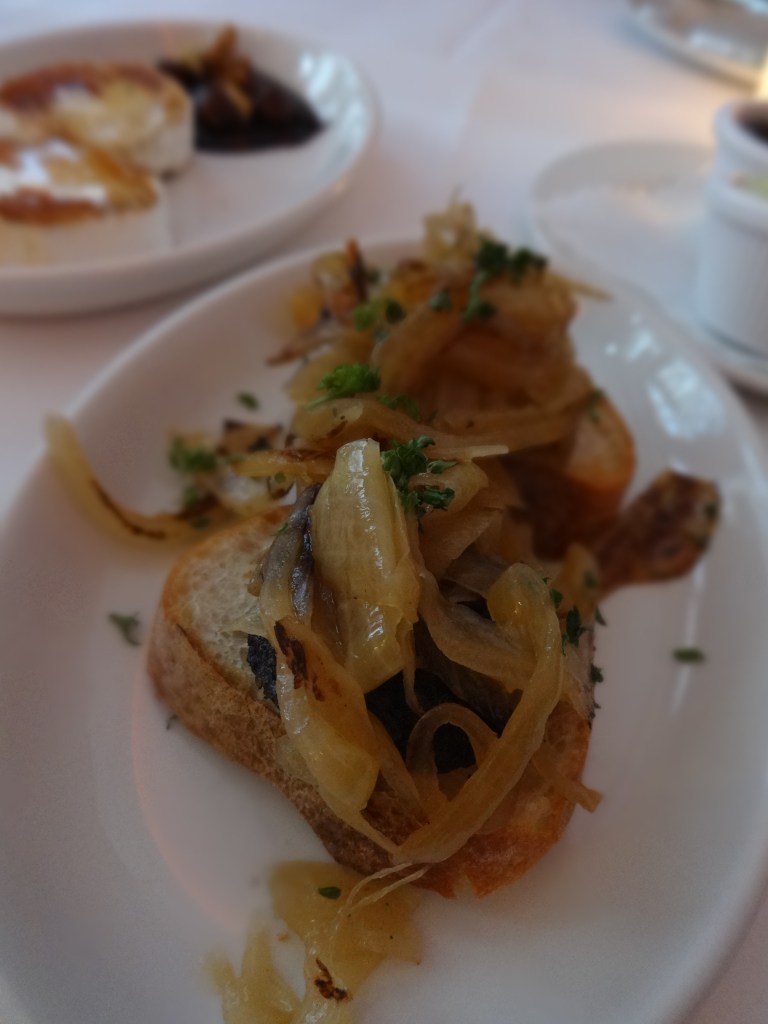 Morcilla crostini at Picasso